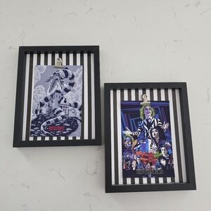 Beetlejuice Goth Picture Frams Wall Art